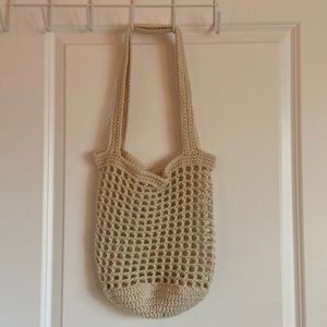 handmade crochet market bag